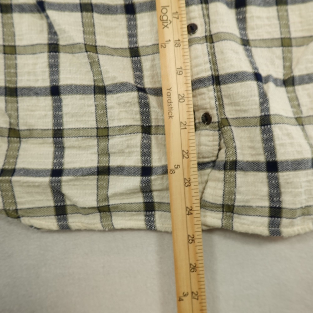 Current/Elliott Shirt Womens Size XS (0) Multicolor Plaid Button Pocket - Picture 8 of 10